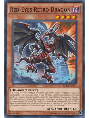Red-Eyes Retro Dragon - LDK2-ENJ04 - Common
