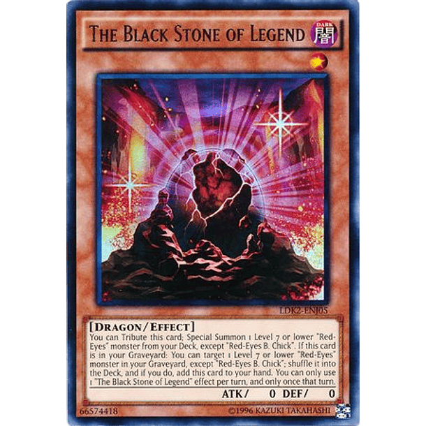The Black Stone of Legend - LDK2-ENJ05 - Ultra Rare
