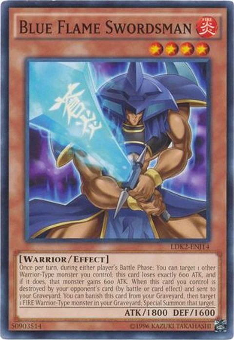 Blue Flame Swordsman - LDK2-ENJ14 - Common