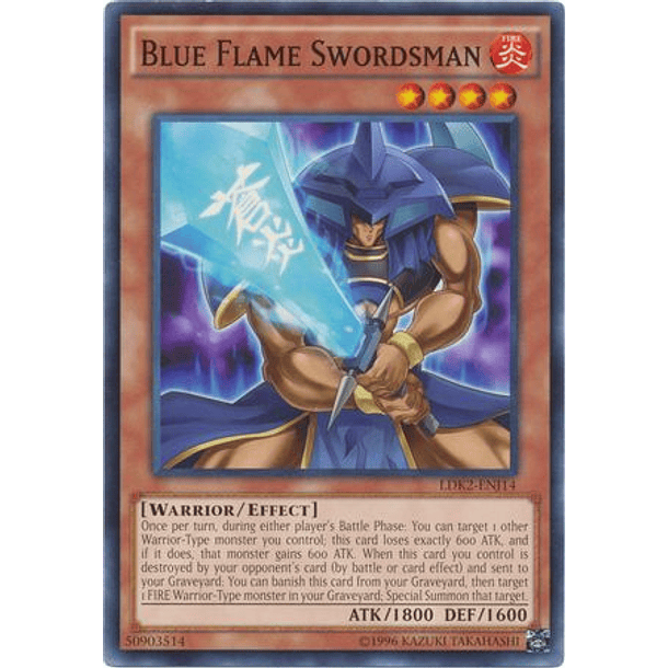 Blue Flame Swordsman - LDK2-ENJ14 - Common