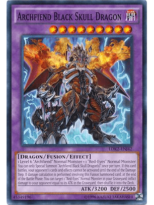 Archfiend Black Skull Dragon - LDK2-ENJ42 - Common