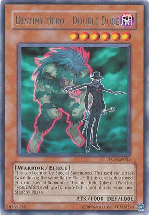 Destiny Hero - Double Dude - DP05-EN005 - Rare