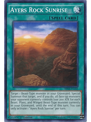 Ayers Rock Sunrise - BP03-EN183 - Common