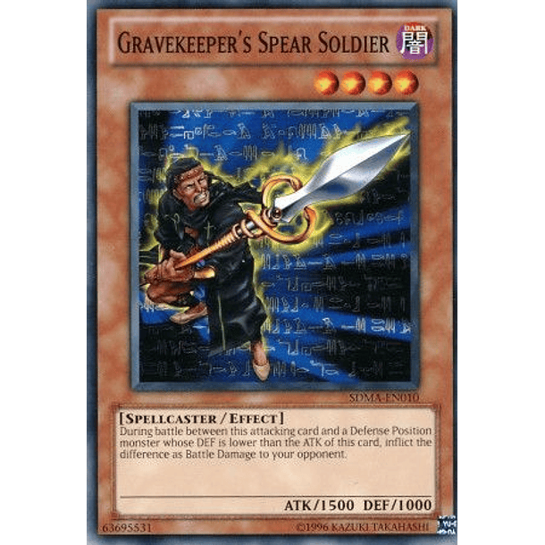 Gravekeeper's Spear Soldier - SDMA-EN010 - Common