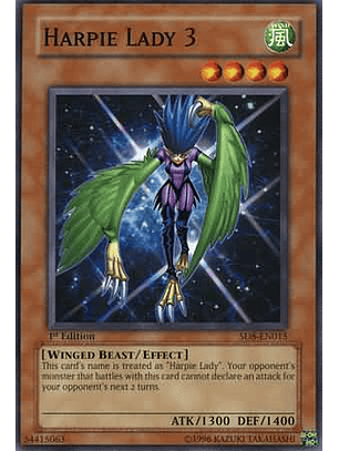 Harpie Lady 3 - SD8-EN015 - Common