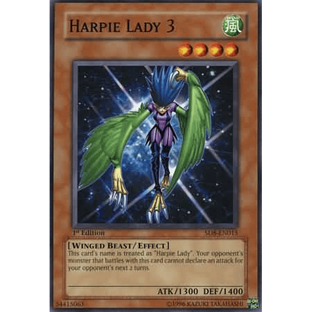Harpie Lady 3 - SD8-EN015 - Common