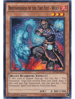 Brotherhood of the Fire Fist - Wolf - MP14-EN012 - Common 