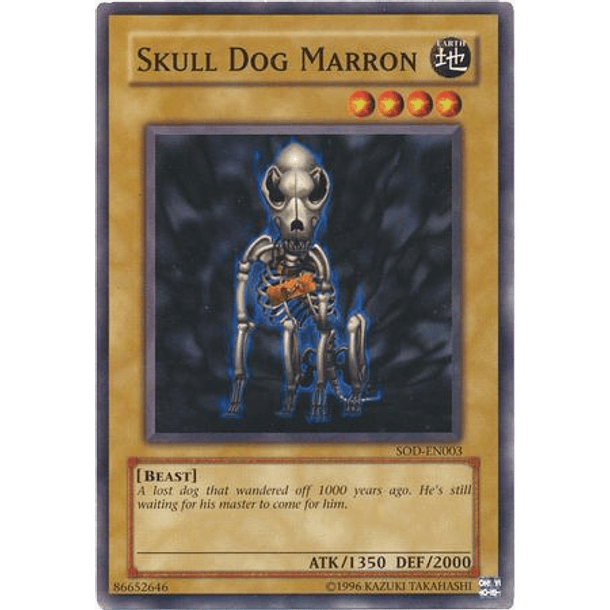 Skull Dog Marron - SOD-EN003 - Common