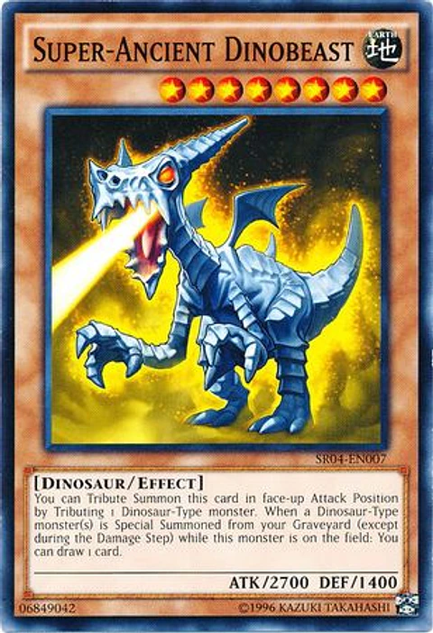 Super-Ancient Dinobeast - SR04-EN007 - Common