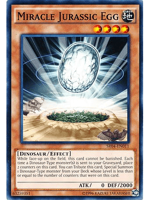 Miracle Jurassic Egg - SR04-EN011 - Common