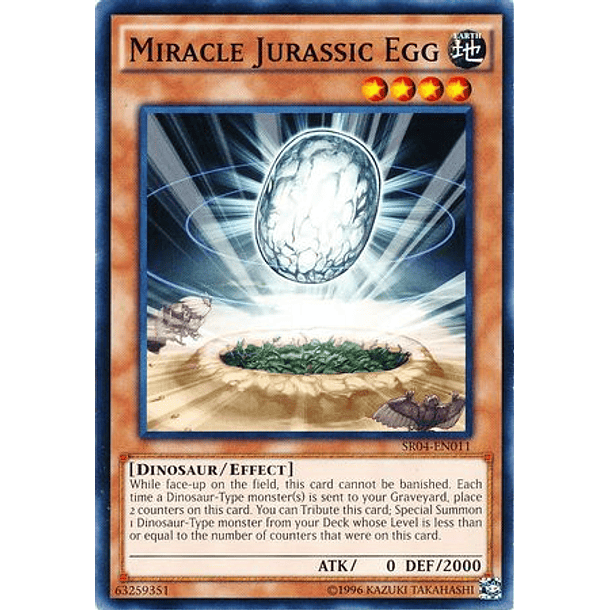 Miracle Jurassic Egg - SR04-EN011 - Common