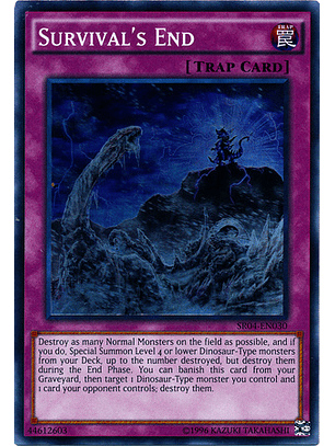 Survival's End - SR04-EN030 - Super Rare