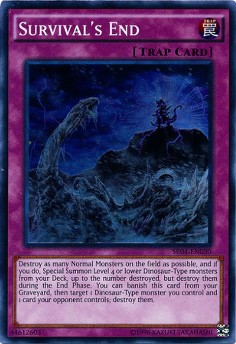 Survival's End - SR04-EN030 - Super Rare