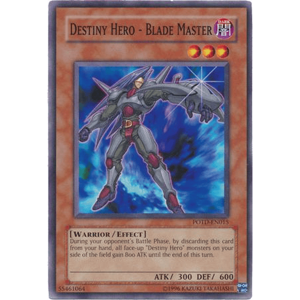 Destiny Hero - Blade Master - POTD-EN015 - Common