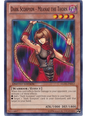 Dark Scorpion - Meanae the Thorn - GLD5-EN012 - Common