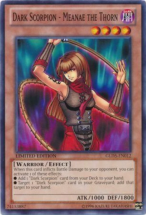 Dark Scorpion - Meanae the Thorn - GLD5-EN012 - Common