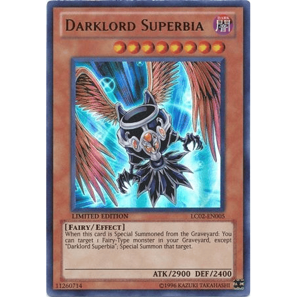 Darklord Superbia - LC02-EN005 - Ultra Rare Limited Edition