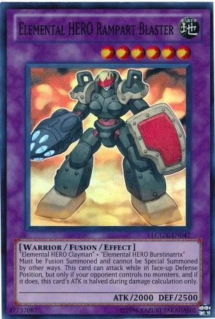 Elemental Hero Rampart Blaster - LCGX-EN047 - Super Rare 1