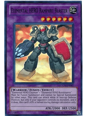 Elemental Hero Rampart Blaster - LCGX-EN047 - Super Rare