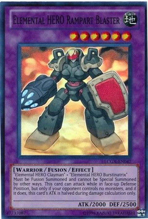 Elemental Hero Rampart Blaster - LCGX-EN047 - Super Rare