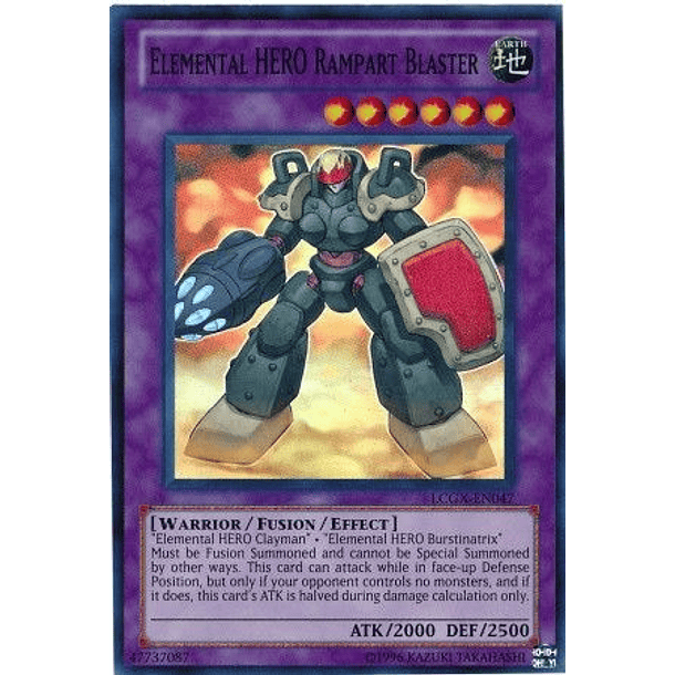 Elemental Hero Rampart Blaster - LCGX-EN047 - Super Rare