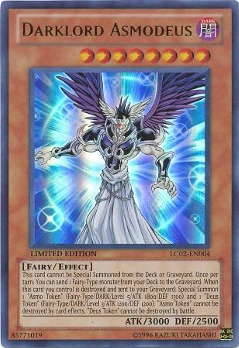 Darklord Asmodeus - LC02-EN004 - Ultra Rare Limited Edition