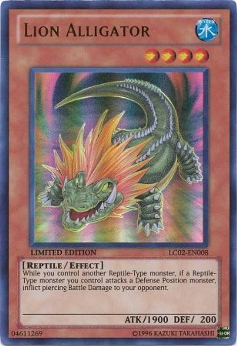 Lion Alligator - LC02-EN008 - Ultra Rare Limited Edition