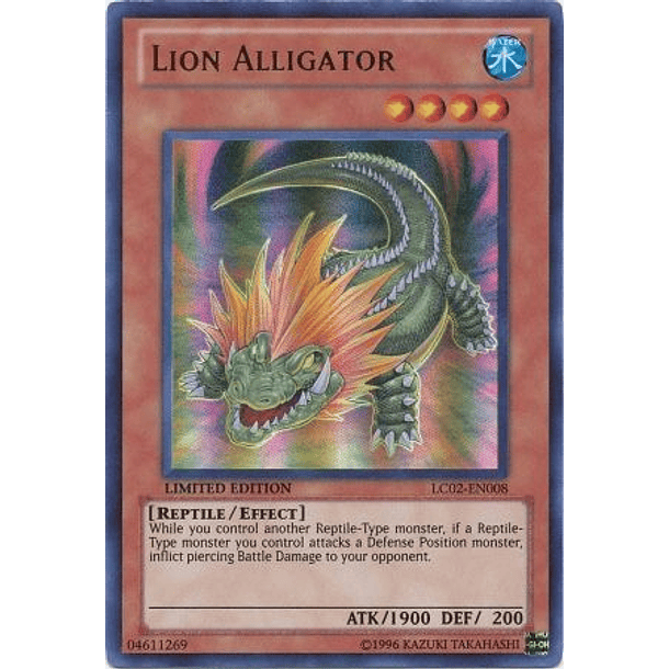 Lion Alligator - LC02-EN008 - Ultra Rare Limited Edition
