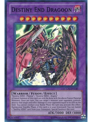 Destiny End Dragoon - LCGX-EN140 - Super Rare