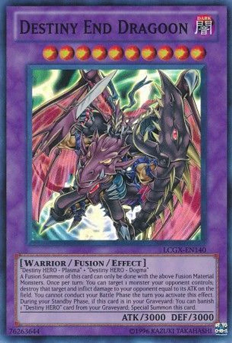 Destiny End Dragoon - LCGX-EN140 - Super Rare