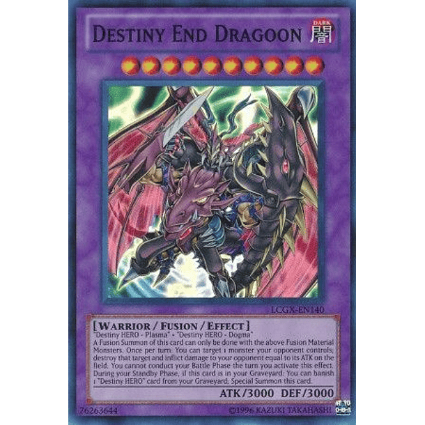 Destiny End Dragoon - LCGX-EN140 - Super Rare