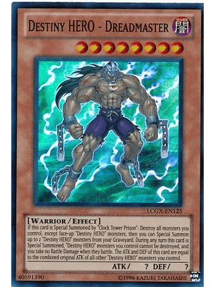 Destiny Hero - Dreadmaster - LCGX-EN125 - Super Rare