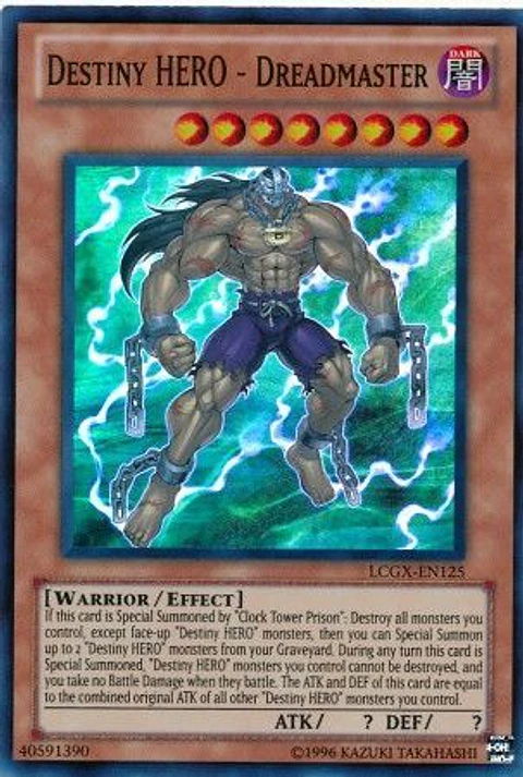 Destiny Hero - Dreadmaster - LCGX-EN125 - Super Rare