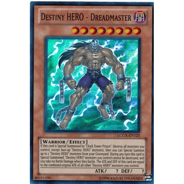 Destiny Hero - Dreadmaster - LCGX-EN125 - Super Rare