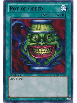 Pot of Greed - BP02-EN129 - Rare 