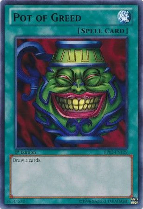 Pot of Greed - BP02-EN129 - Rare 