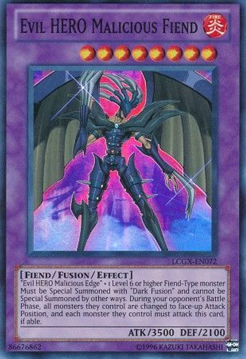 Evil Hero Malicious Fiend - LCGX-EN072 - Super Rare