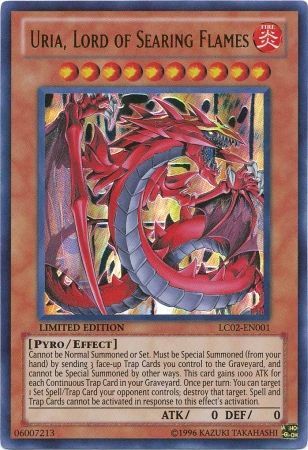 Uria, Lord of Searing Flames - LC02-EN001 - Ultra Rare Limited Edition 1