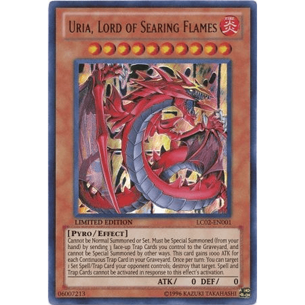 Uria, Lord of Searing Flames - LC02-EN001 - Ultra Rare Limited Edition
