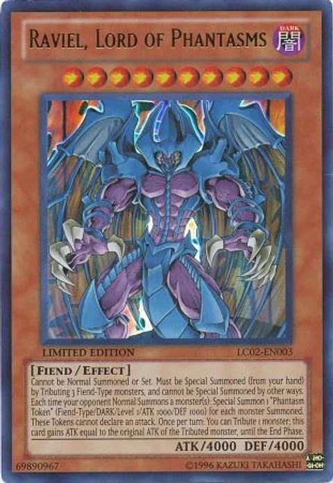 Raviel, Lord of Phantasms - LC02-EN003 - Ultra Rare Limited Edition