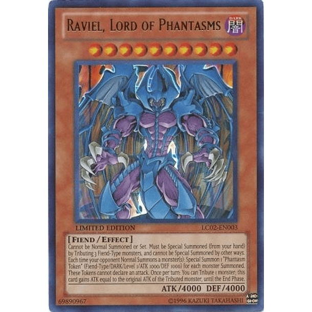 Raviel, Lord of Phantasms - LC02-EN003 - Ultra Rare Limited Edition
