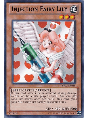 Injection Fairy Lily - BP02-EN018 - Rare 