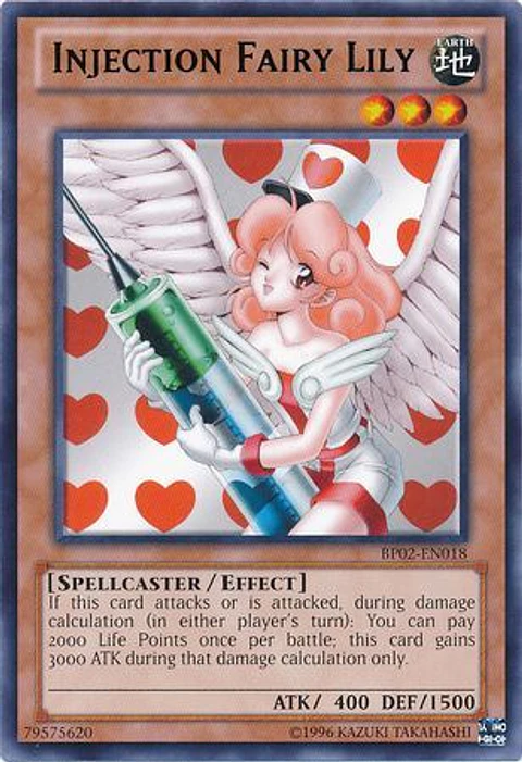 Injection Fairy Lily - BP02-EN018 - Rare 