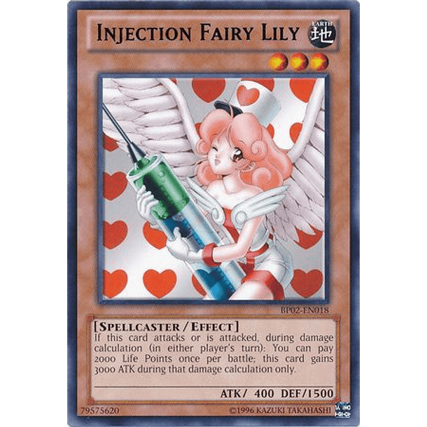 Injection Fairy Lily - BP02-EN018 - Rare 