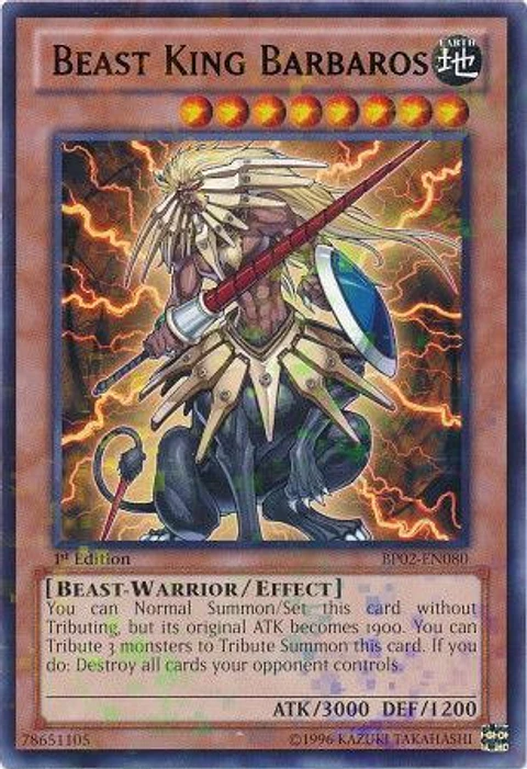 Beast King Barbaros - BP02-EN080 - Mosaic Rare