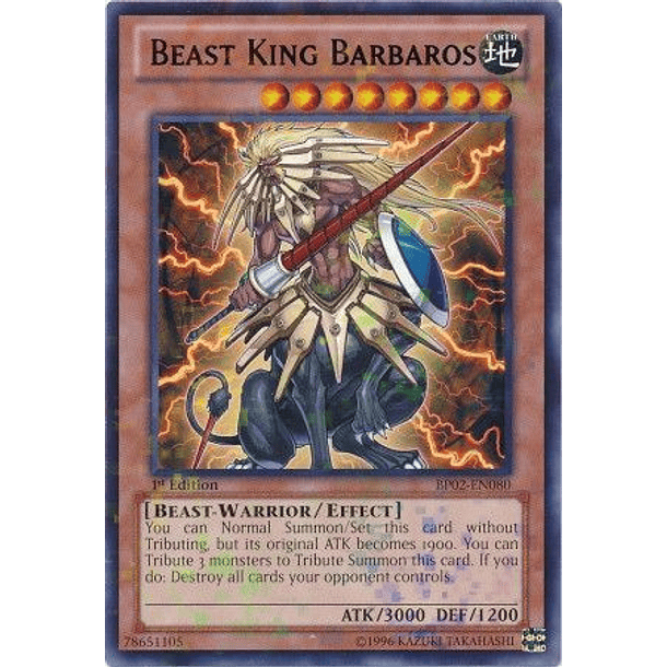 Beast King Barbaros - BP02-EN080 - Mosaic Rare