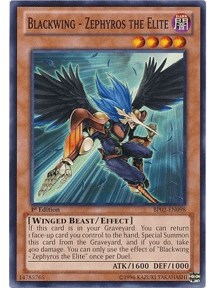 Blackwing - Zephyros the Elite - BP02-EN098 - Common