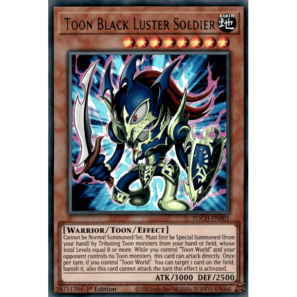 Toon Black Luster Soldier - TOCH-EN001 - Ultra Rare