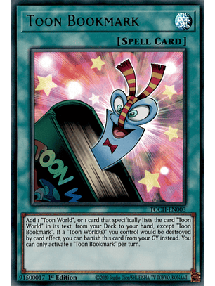 Toon Bookmark - TOCH-EN003 - Ultra Rare