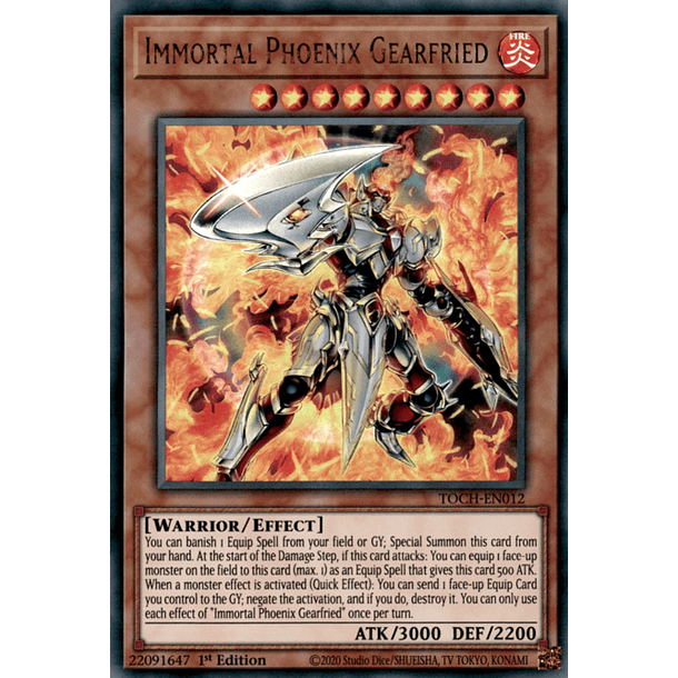 Immortal Phoenix Gearfried - TOCH-EN012 - Ultra Rare 